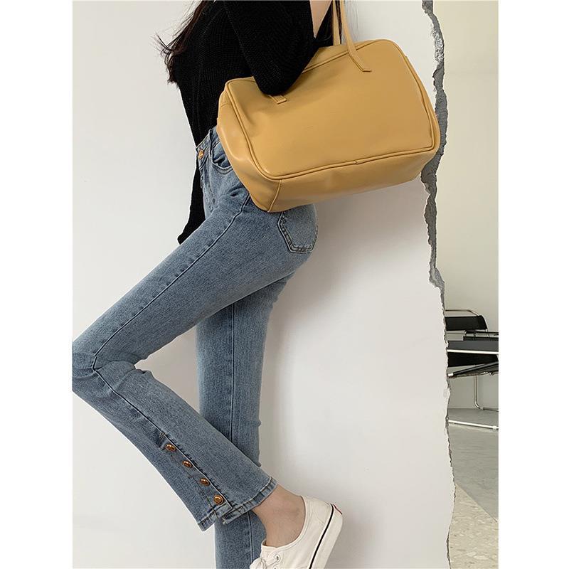 Side Button Slim Jeans – Chic, Modern, and Effortlessly Cool High Waist Slimming Retro Jeans For Women