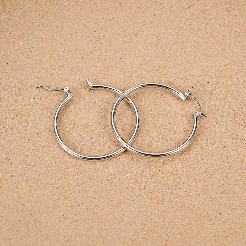 European And American Temperament Ring Gold And Silver Earrings Fashion