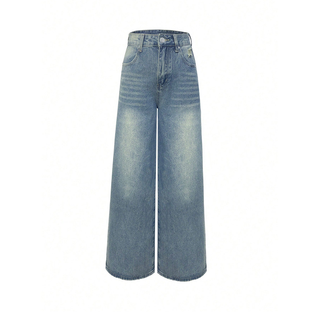 American Wide Leg Super Long Mop Jeans