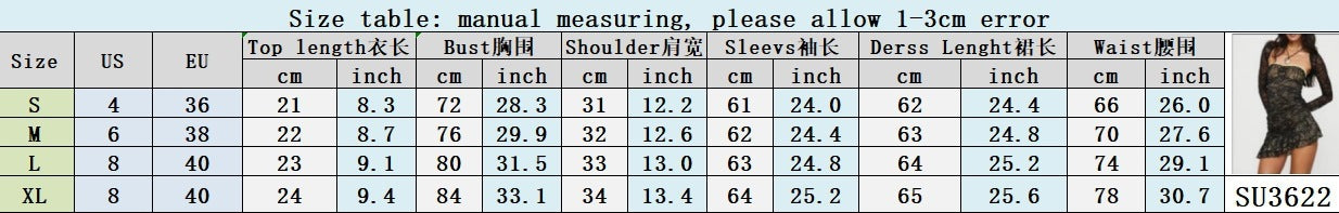 Tube Top Long Sleeve Bodycon Dress