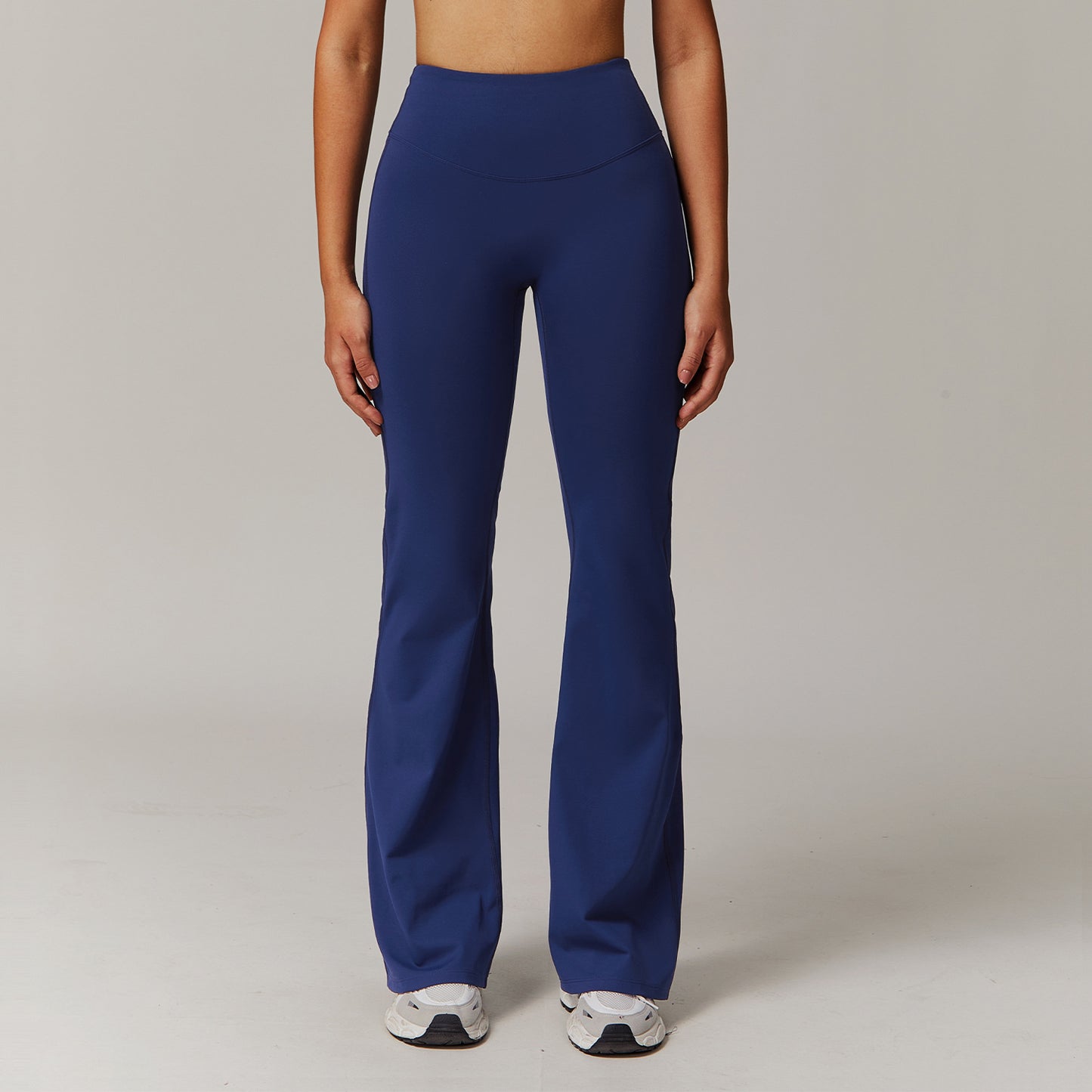 Flex Flare Pants – Sculpted Fit, Studio Flow Skinny Yoga Pants Women's Wide Leg Running Exercise Pants