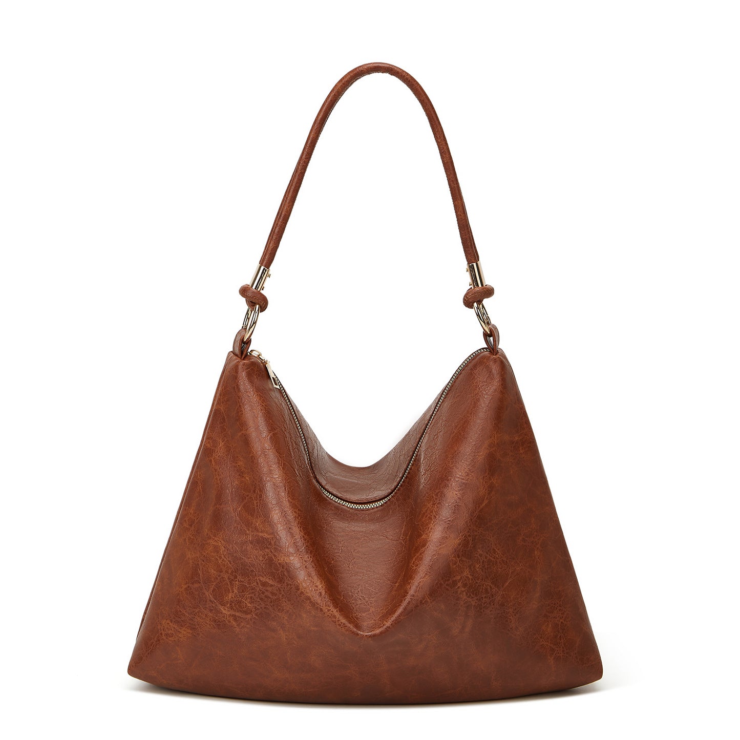 Slouchy Leather Hobo Bag – Vintage-Inspired in 8 Rich Tones Women's Bag Handbag Large Capacity Soft Leather Vintage Tote Bag