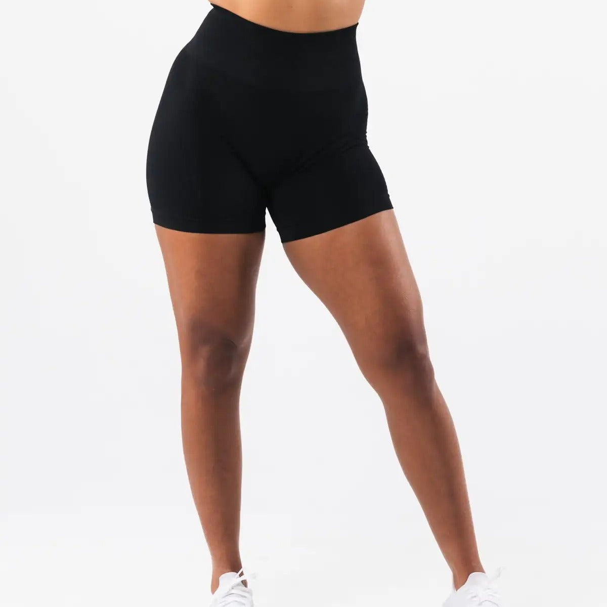 Alpha luxe Sculpt Shorts – Second Skin Fit, Maximum Booty Lift Fitness Leggings Women's Gym Sports Skinny Running Shorts Sheath Shorts