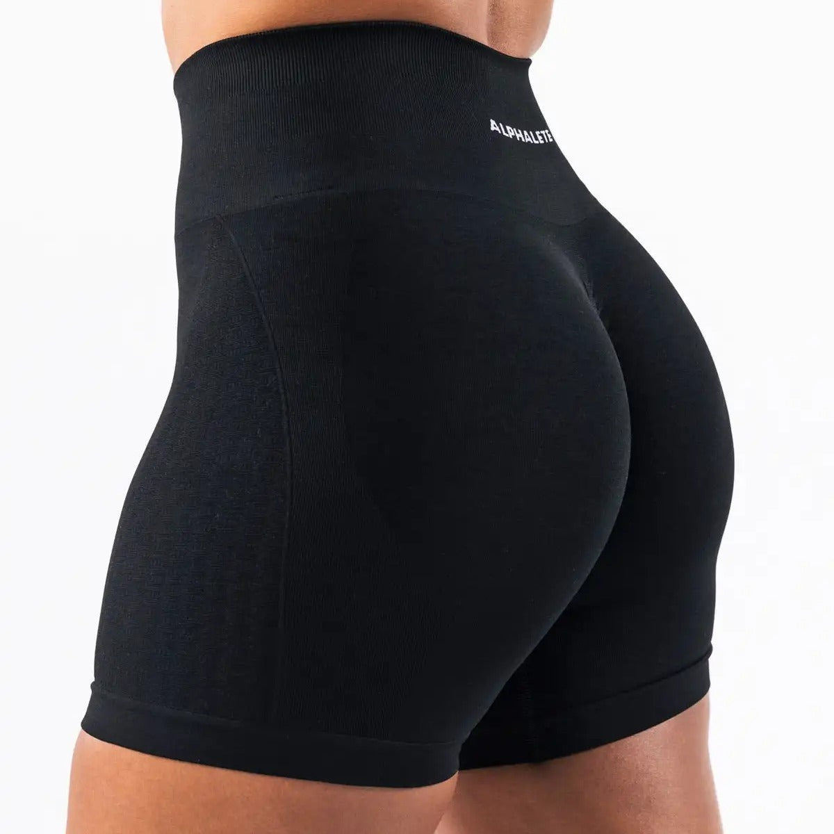 Alpha luxe Sculpt Shorts – Second Skin Fit, Maximum Booty Lift Fitness Leggings Women's Gym Sports Skinny Running Shorts Sheath Shorts