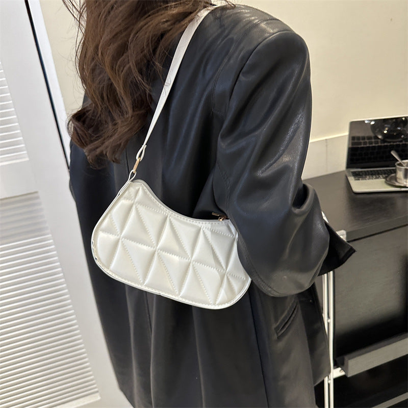 Retro Casual Portable Shoulder Bag Fashion Underarm Bags For Women