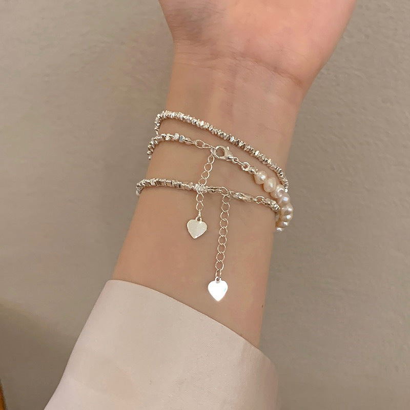 Pearl Silver Fashion Bracelet For Women