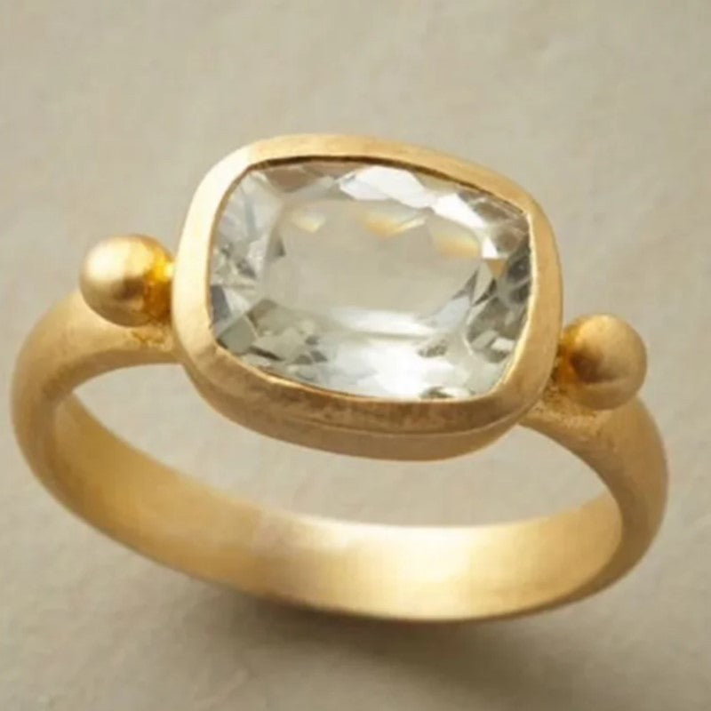 Fashion Heavy Industry Geometric Exquisite Ring