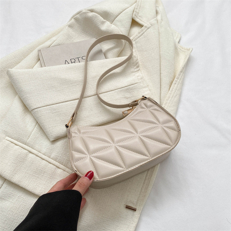 Retro Casual Portable Shoulder Bag Fashion Underarm Bags For Women