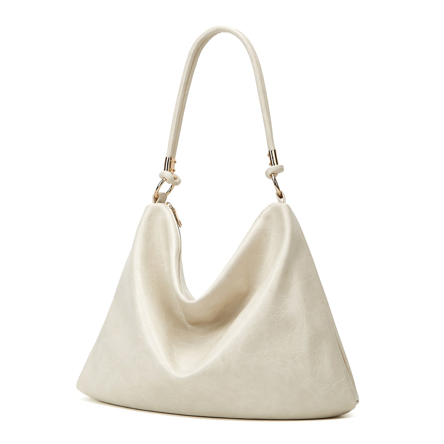 Slouchy Leather Hobo Bag – Vintage-Inspired in 8 Rich Tones Women's Bag Handbag Large Capacity Soft Leather Vintage Tote Bag