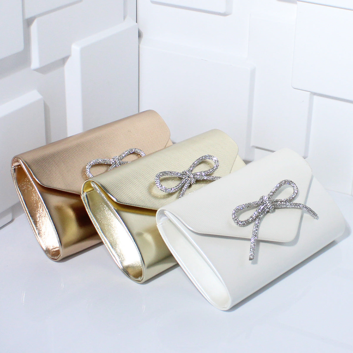 Chain Clutch Evening Wear Underarm Bag For Women's