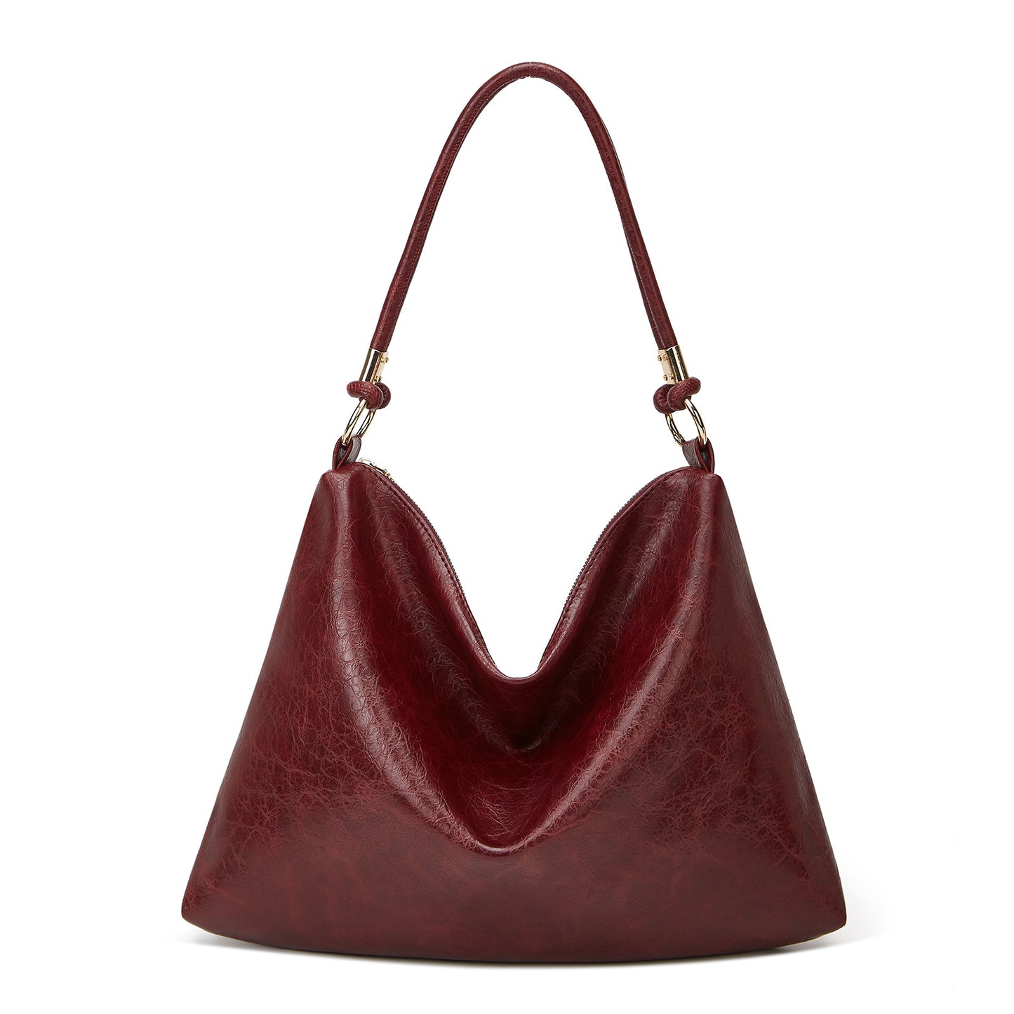 Slouchy Leather Hobo Bag – Vintage-Inspired in 8 Rich Tones Women's Bag Handbag Large Capacity Soft Leather Vintage Tote Bag