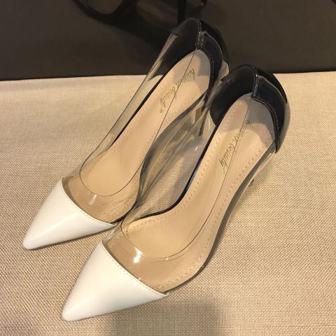 Transparent Nude High Heels Women's Stiletto Heel Summer