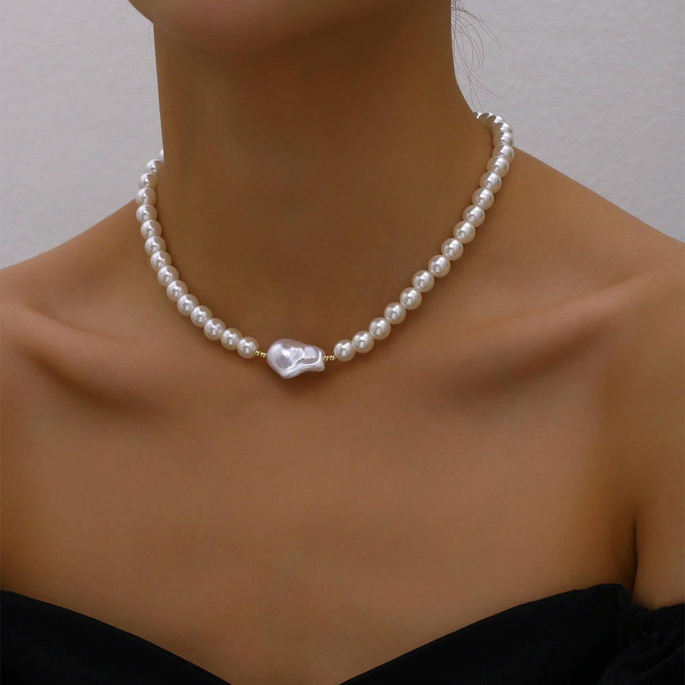 Elegant Jewelry Wedding Big Pearl Necklace For Women