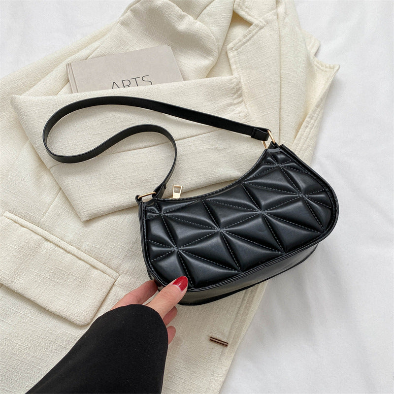 Retro Casual Portable Shoulder Bag Fashion Underarm Bags For Women