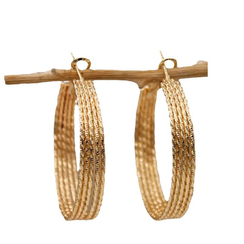 Circle Fashion Personality And Creativity Women's Earrings