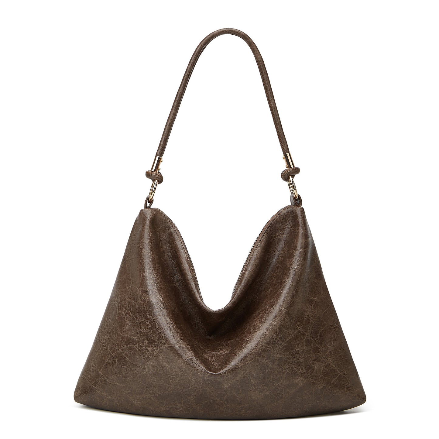 Slouchy Leather Hobo Bag – Vintage-Inspired in 8 Rich Tones Women's Bag Handbag Large Capacity Soft Leather Vintage Tote Bag