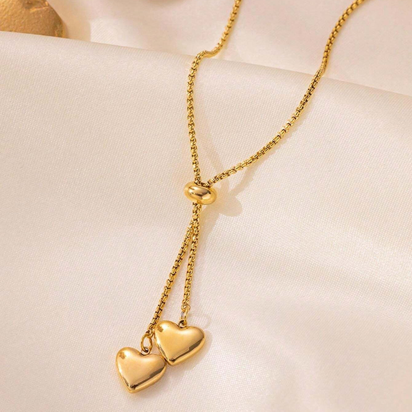 Love Pendant Necklace Net Red Personality Ins Cold Style Titanium Steel