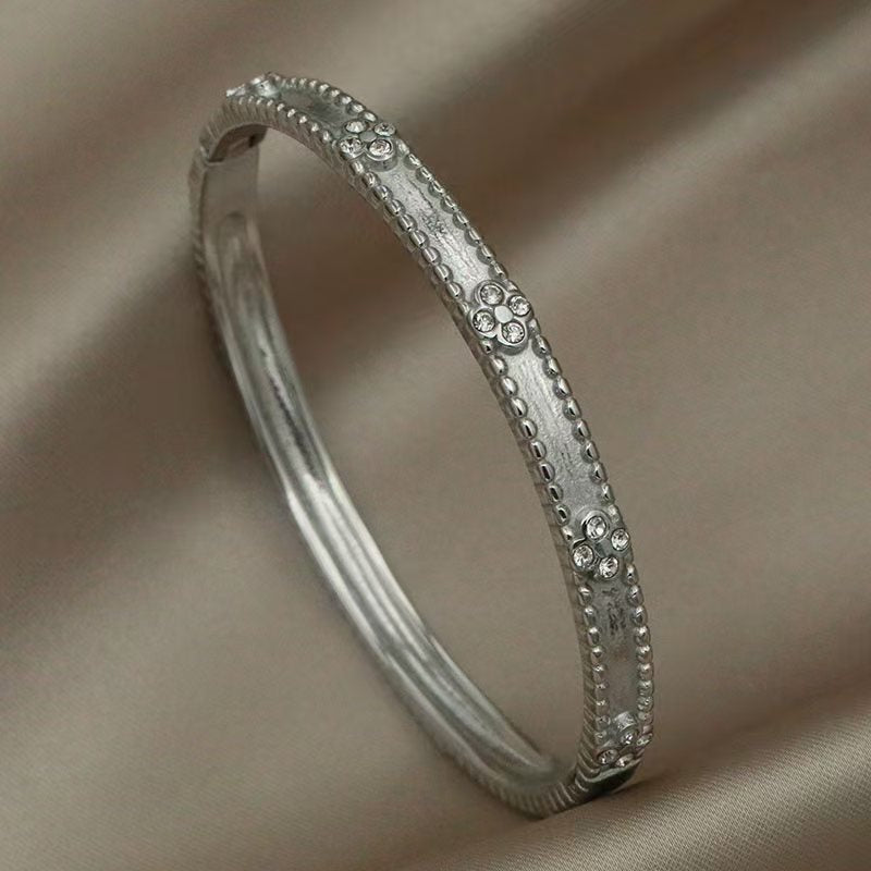 Mid-ancient Light Luxury Zircon Bracelet Niche Temperament Women