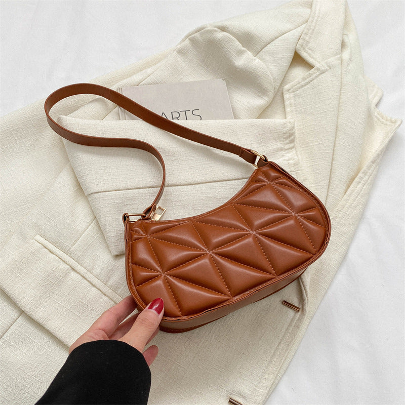 Retro Casual Portable Shoulder Bag Fashion Underarm Bags For Women