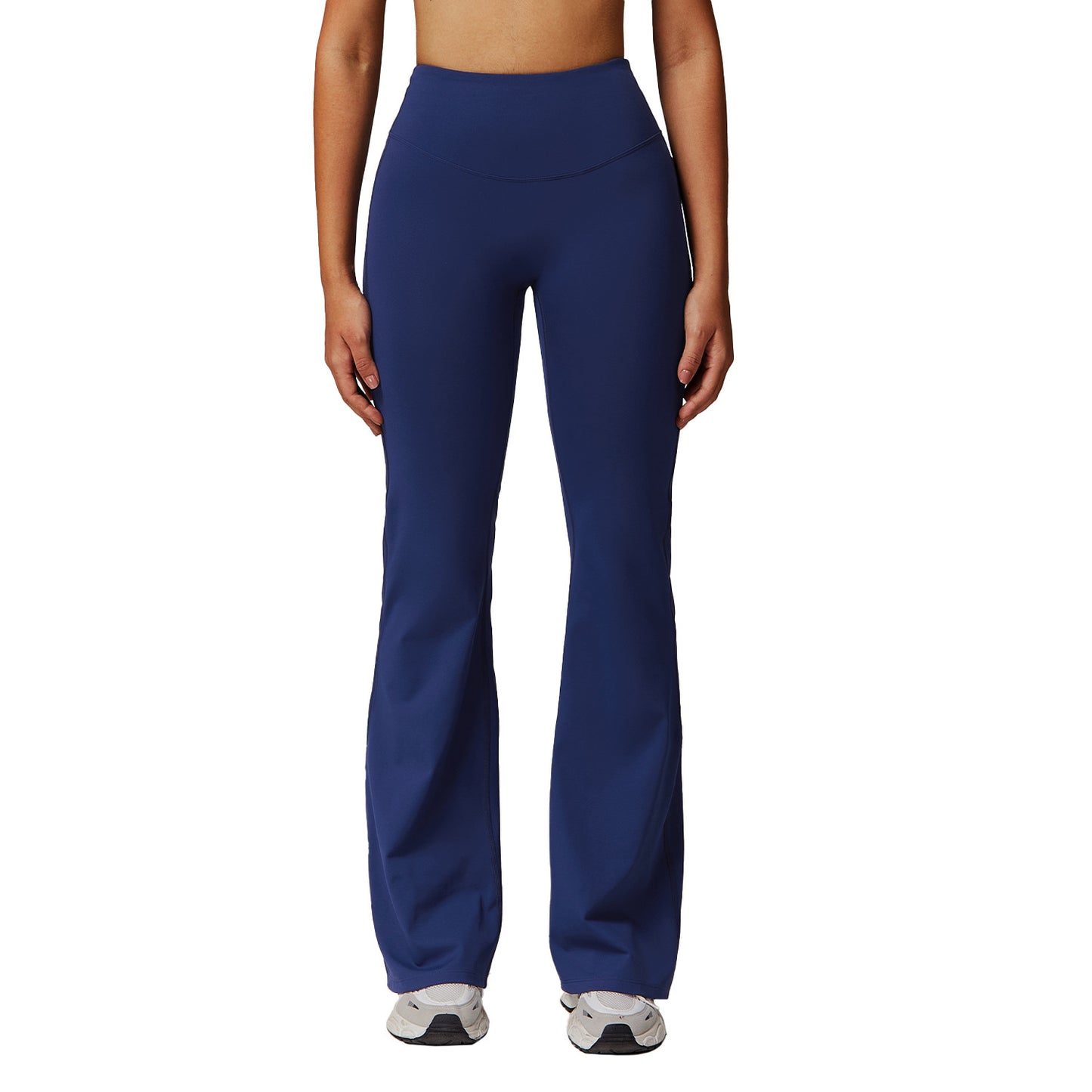 Flex Flare Pants – Sculpted Fit, Studio Flow Skinny Yoga Pants Women's Wide Leg Running Exercise Pants
