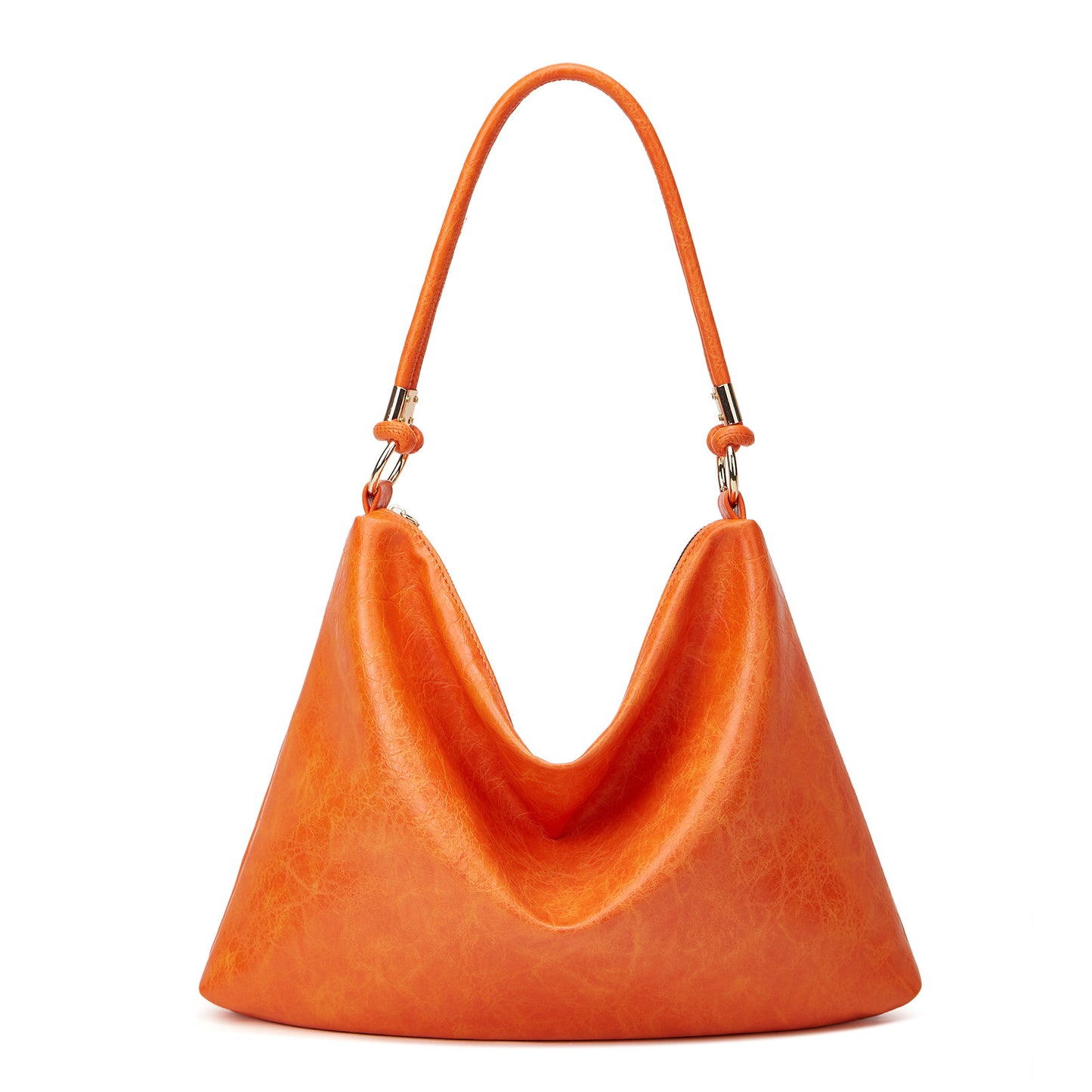 Slouchy Leather Hobo Bag – Vintage-Inspired in 8 Rich Tones Women's Bag Handbag Large Capacity Soft Leather Vintage Tote Bag