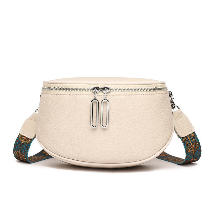 First Layer Cattlehide Leather Fashion Casual Messenger Bag For Women's