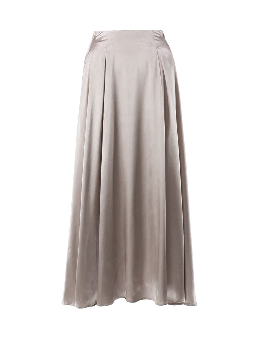 Elegant Fashion Graceful Satin Satin Long Skirt