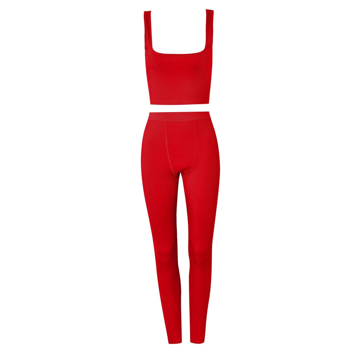 Sculpt & Slay Seamless Activewear Set – Bold Comfort, Fierce Fit Vest Pants Sports Yoga Suit Women