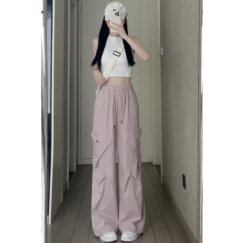 Wide-leg Workwear Casual Pants For Women