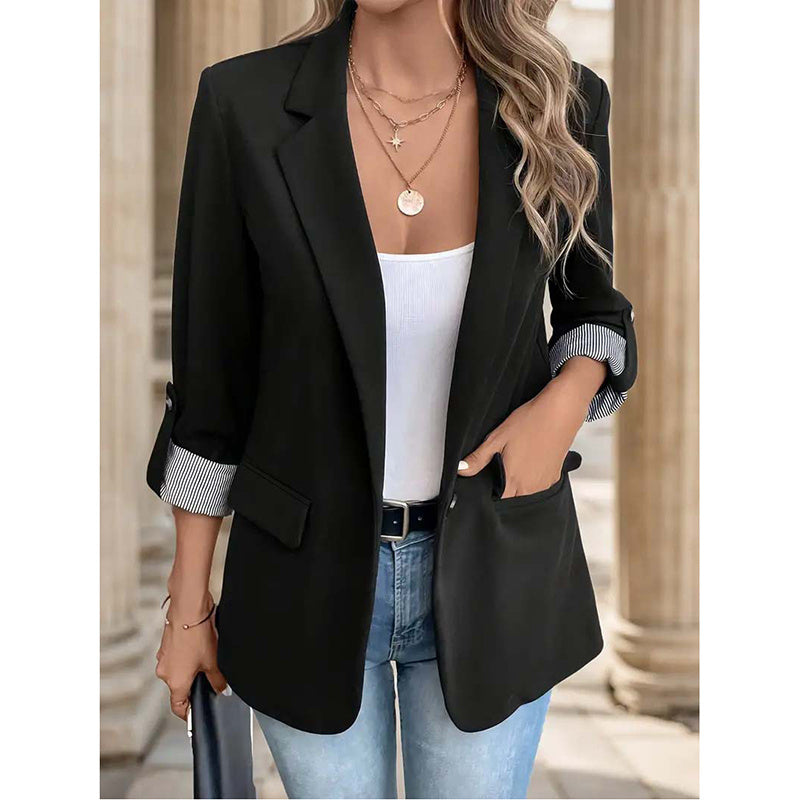 Casual Blazers Open Front Long Sleeve Work Office Suit Jackets Blazer Business Casual Outfits