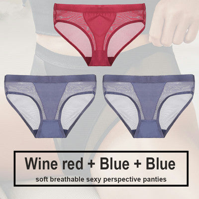 Polyester Seamless Panty Three Piece Set Women's