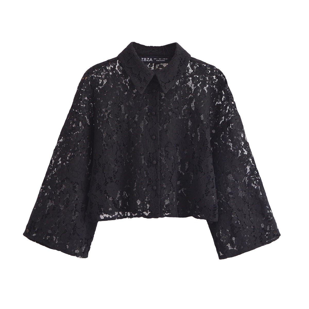 Fashion Personalized Lace Short Shirt With Pant