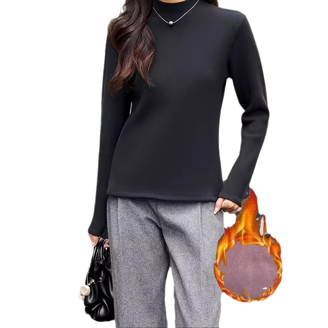 Clothing Turtle Neck Thermal Underwear T-Shirt Women's