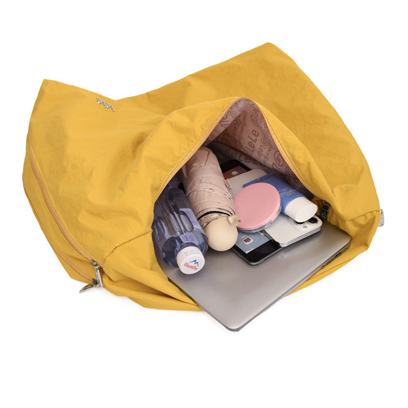 Casual Foldable Large Capacity Everyday Tote Nylon Underarm Bag Women's Large Capacity