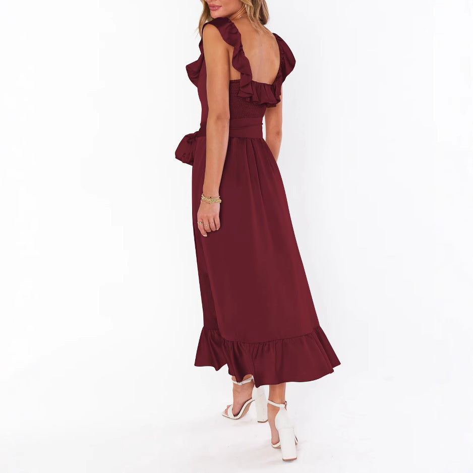 Lace-up Dress Women's Clothing Formal Dress