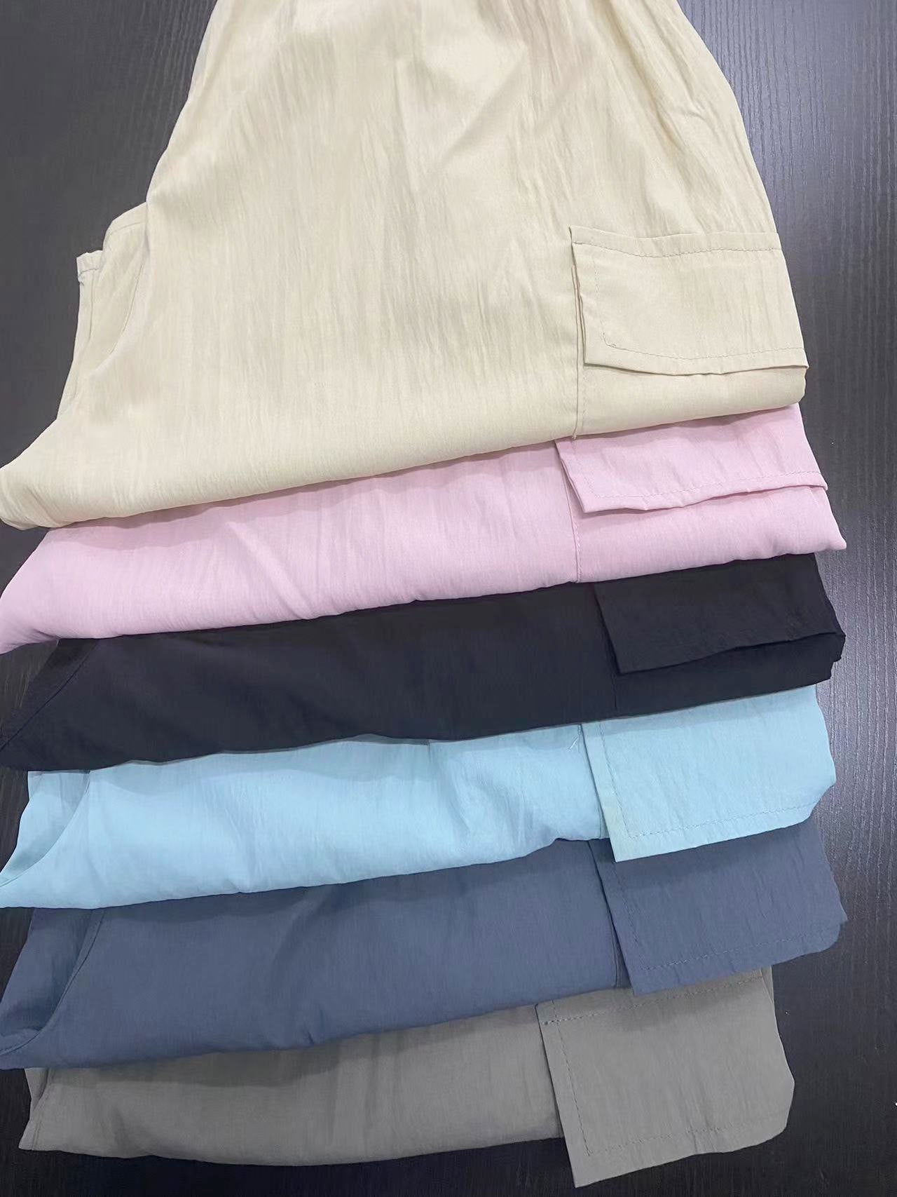Everyday Easy Cargo Pants Ankle Banded Working Pants Loose All-match Wide Leg Pants