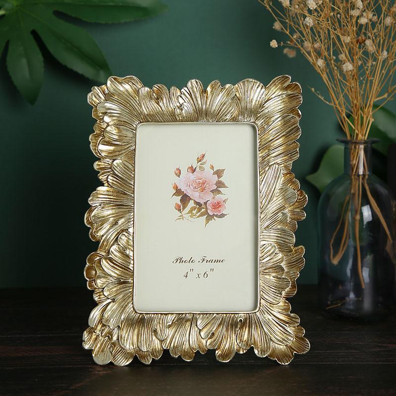 Simple Silver 6 Inch Photo Frame Picture Frame Home Accessories Ornaments Table