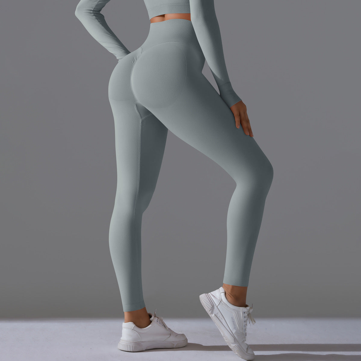 Sculpted Seamless Scrunch Leggings – Bold Fit, Maximum Curve Seamless High Waist Nude Feel Yoga Pants Female Slim Fit Fitness Pants