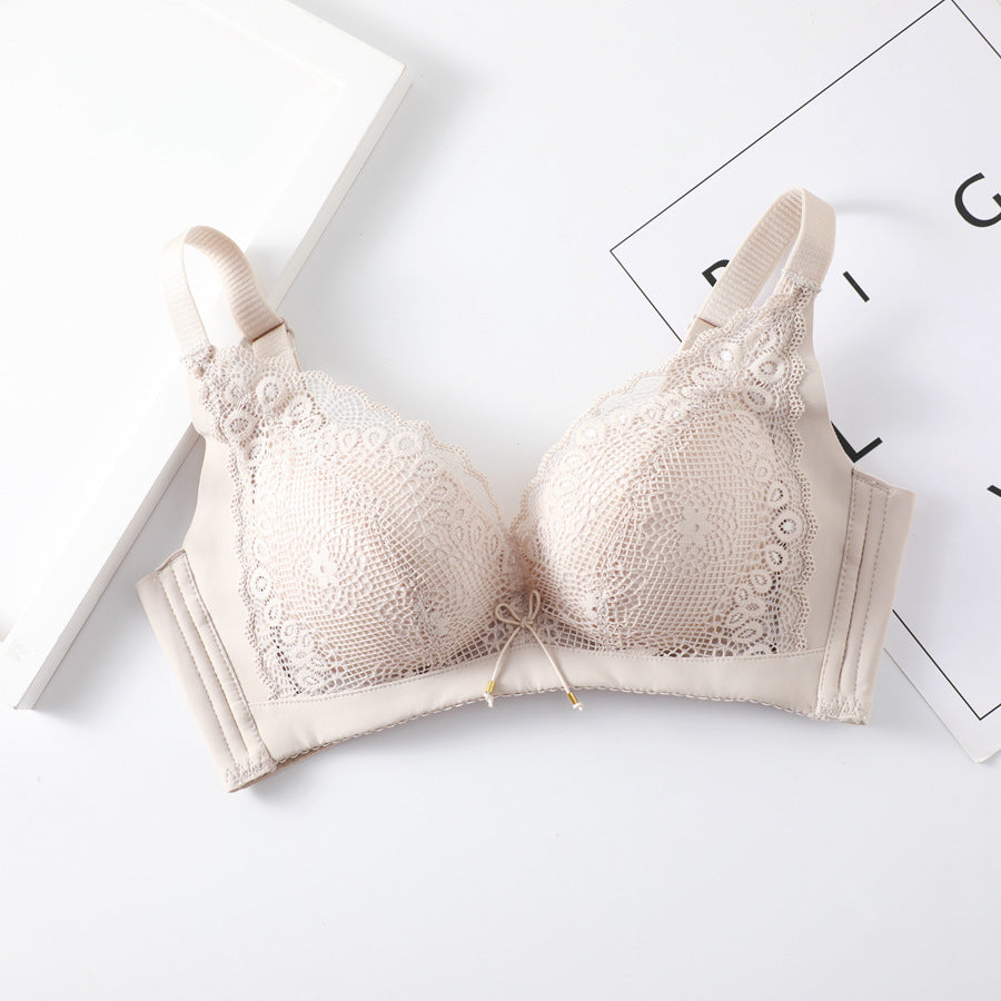 Full Coverage Lace Bra with Wide Straps - Multiple Colors Super Thick Bra For Women