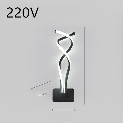 Rhythmic Wave LED Wall Light Minimalist Wall Accent Light Infinity Loop LED Wall Sconce