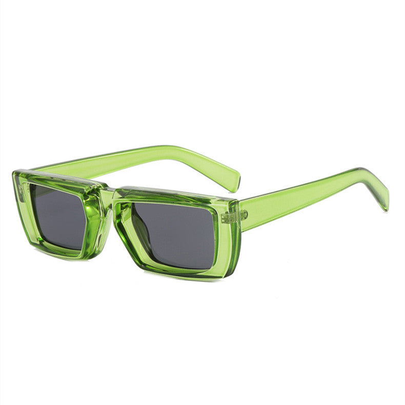 Chic Vintage Square Frame UV Protection Sunglasses Anomalous Fashion Sunglasses European Beauty Y2K