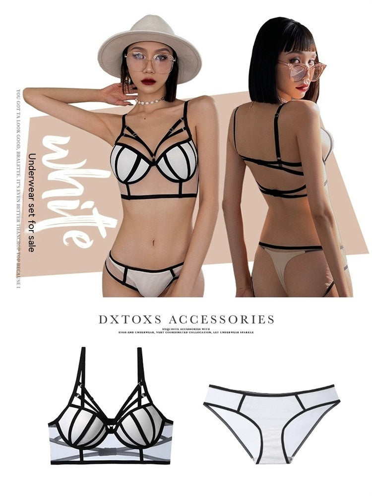 Sexy Deep V Lace Camisole Fashion Underwear For Women Bra Set