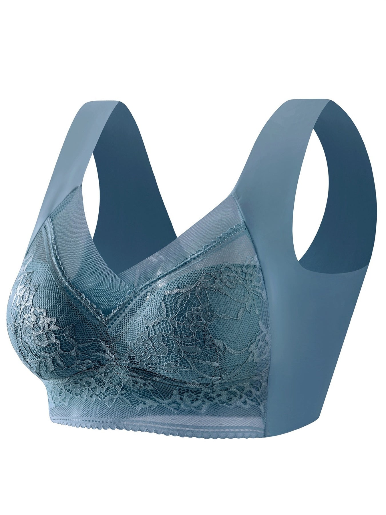 Seamless Wireless Lace Bralette Bra Women's Fashion Personalized Vest Lace Bra