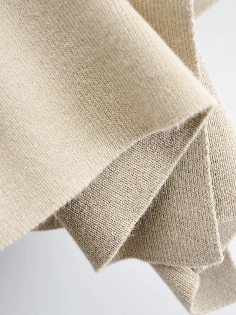 Short Skirt Fashion Side Slit Slim Knit For Women