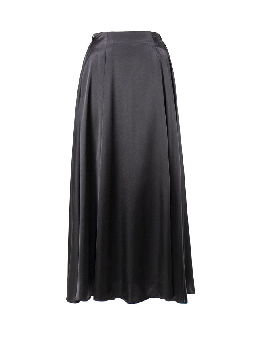 Elegant Fashion Graceful Satin Satin Long Skirt