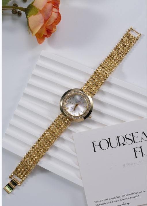 Calendar Quartz Sports Watch For Women's