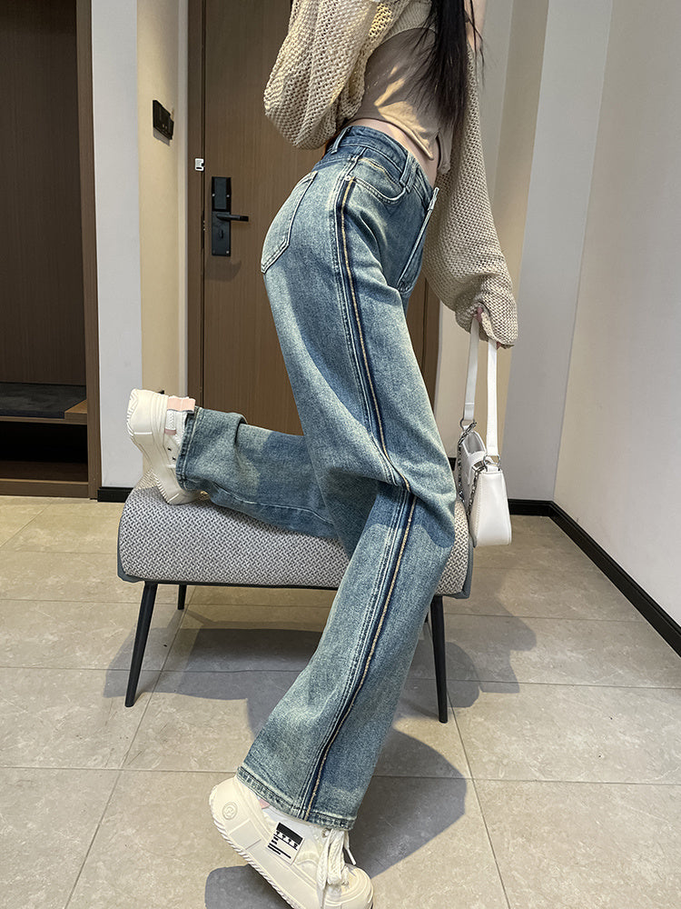 Effortless Comfort – Everyday Denim Done Right Wide Leg Jeans Women Design Sense High Waist