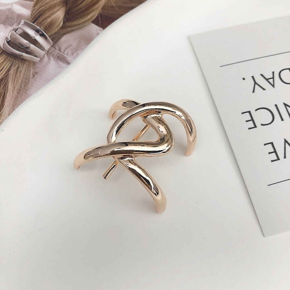 Modern Geometric Hair Clip / Hair Tie Set Ponytail Hair Hook Alloy Simple Stylish Hair Accessories
