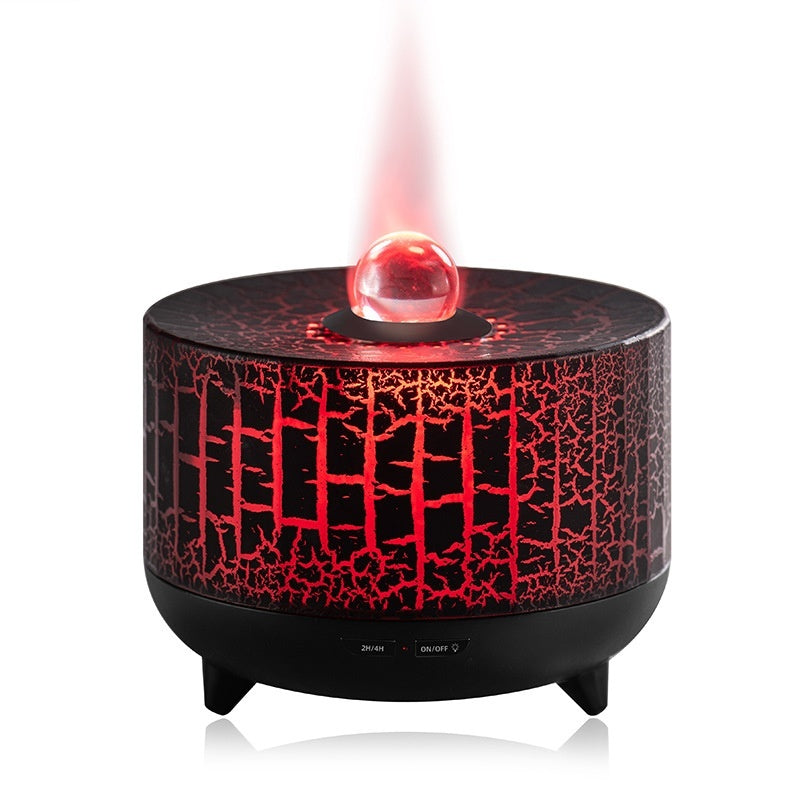 Colorful Simulation Flame Beads Aroma Diffuser Air Humidifier Aesthetic Air Purifier