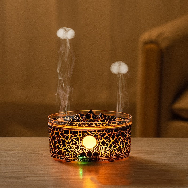 Volcano Aroma Diffuser Desktop Essential Oil Diffuse Humidifier Aesthetic Air Purifier